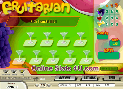Fruitarian Bonus Game