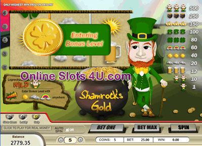 Shamrocks Gold Bonus Game
