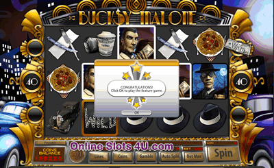 Bucksy Malone Slot Game Bonus Game