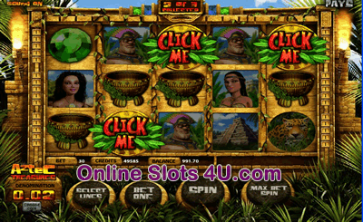 Aztec Treasures   Slot Game Bonus Game