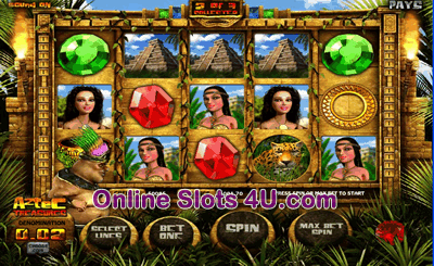 Aztec Treasures   Slot Game Bonus Game