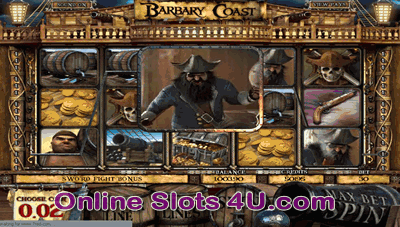 Barbary Coast  Slot Game Bonus Game
