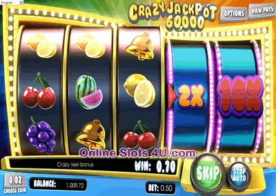Crazy Jackpot  Slot Game Bonus Game