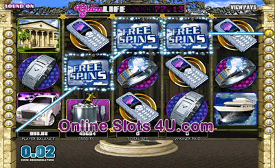 Glam Life Slot Game Bonus Game