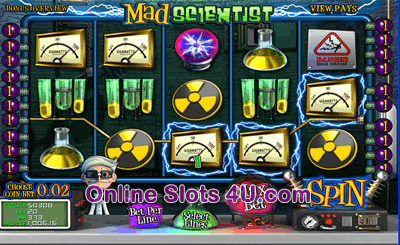 Mad Scientist Slot Game Bonus Game