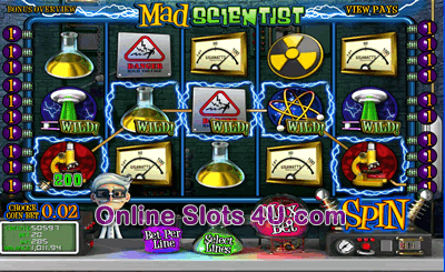 Mad Scientist Slot Game Bonus Game