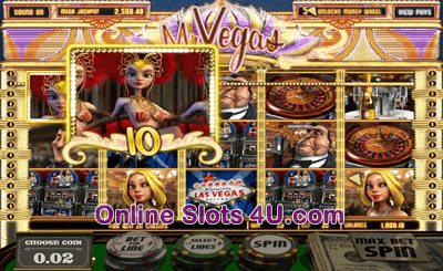 Mr.Vegas Slot Game Bonus Game