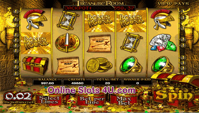 Treasure Room Slot Game Bonus Game