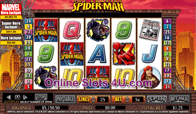The Amazing Spiderman Slot Game Bonus Game