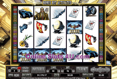 Batman Slot Game Bonus Game