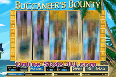 Buccaneers Bounty Slot Game Bonus Game 'Island Defender'.
