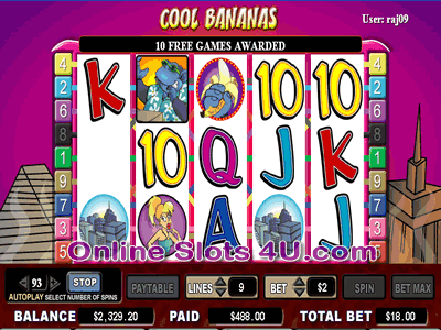 Cool Bananas Slot Game Free Spins