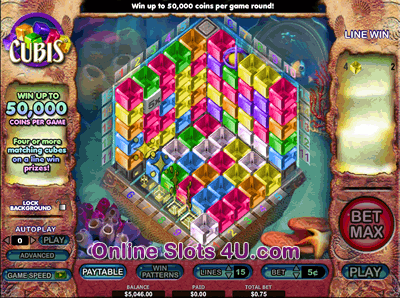 Cubis Slot Game Bonus Game