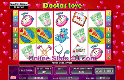 Doctor Love Slot Game Bonus Game