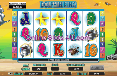 Dolphin King Slot Game Bonus Game