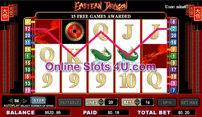 Eastern Dragon   Slot Game Free Spins