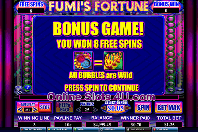Fumis Fortune Slot Game Free Spins