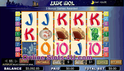 Jade Idol Slot Game Bonus Game