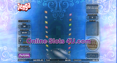 Jenga Slot Game Bonus Game