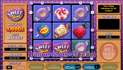 Sweet Thing Slot Game Bonus Game