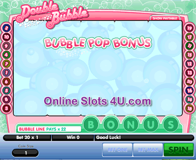 Double Bubble Slot Bonus Game