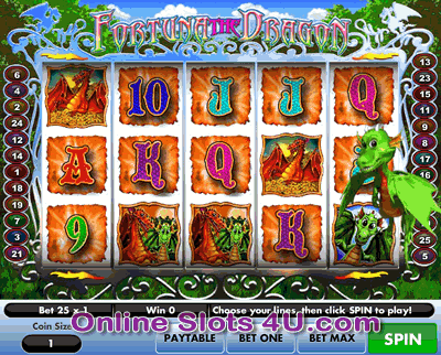 Fortuna the Dragon Slot Bonus Game
