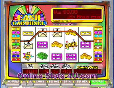 Cash Carousel Slot Game Bonus Game