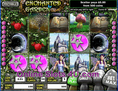 Enchanted Garden Slot Game Bonus Game