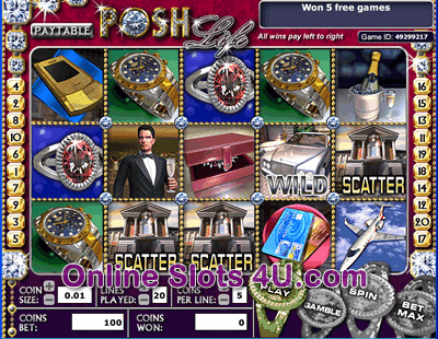 Posh Life Slot Game Bonus Game