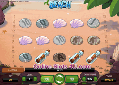 Beach Slot Game Bonus Game
