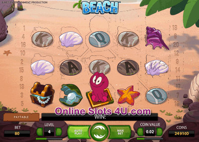 Beach Slot Game Bonus Game