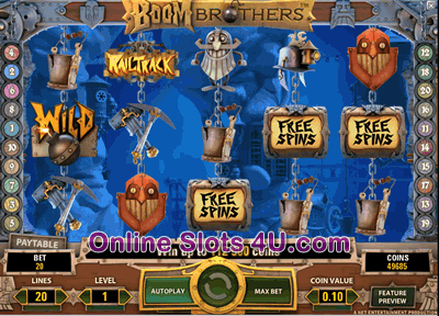 Boom Brothers Slot Game Bonus Game