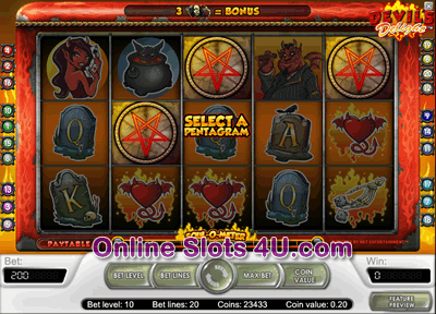 Devil's Delight Slot Game Bonus Game