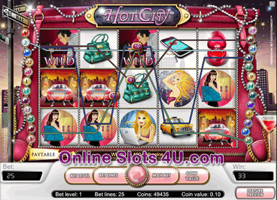 Hot City Slot Game Bonus Game