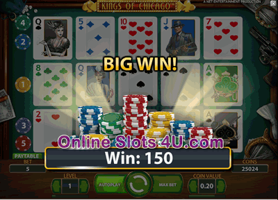 Kings of Chicago Slot Game Bonus Game