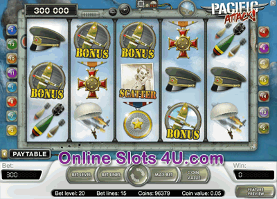 Pacific Attack Slot Game Bonus Game