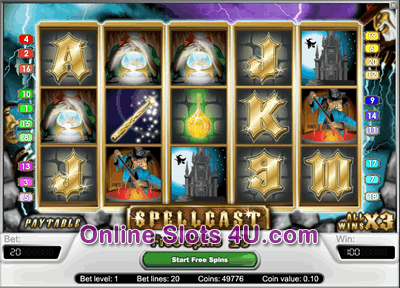 Spellcast Slot Game Bonus Game