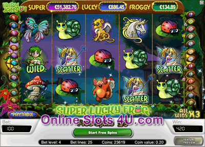 Super Lucky Frog Slot Game Bonus Game