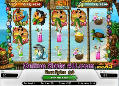 Tiki Wonders Slot Game Bonus Game