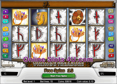 Viking's Treasure Slot Game Bonus Game