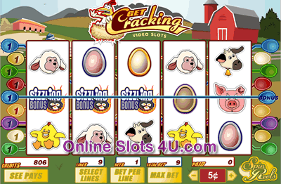 Get Cracking Slots Game Sizzling Bonus Game 