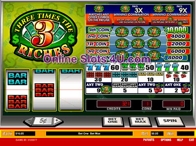 Three Times The Riches Slot