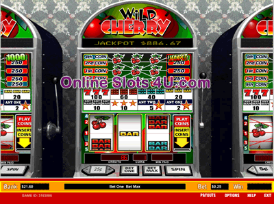 Wild Cherry 5 line Slot