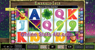 Emerald Isle Slot Game Bonus Game