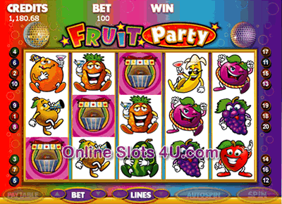 Fruit Party Slot Game Bonus Game