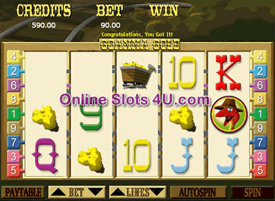 Goanna Gold Slot Game Bonus Game
