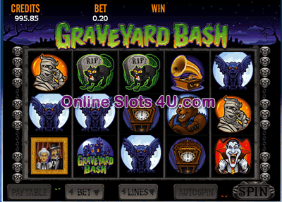 Graveyard Bash Slot Game Bonus Game