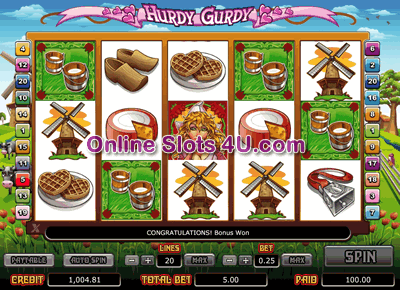 Hurdy Gurdy Slot Game Bonus Game