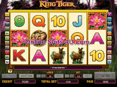 King Tiger Slot Game Free Spins
