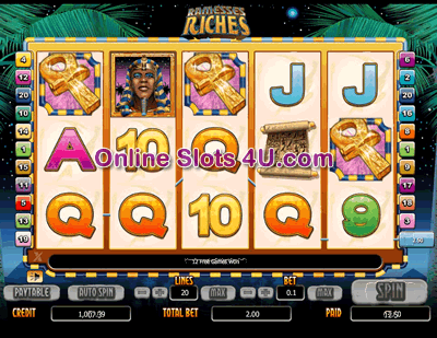 Rameses Riches Slot Game Free Spins